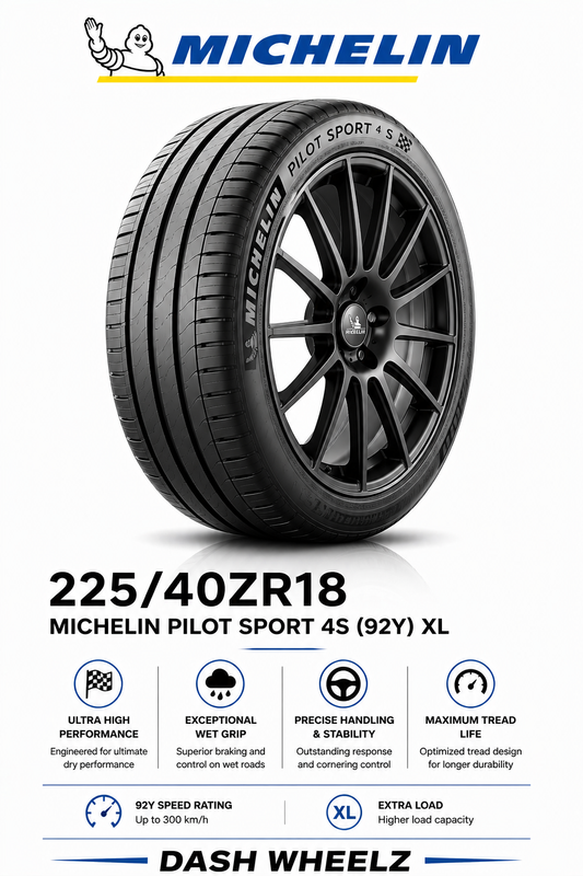225/40ZR18 MICHELIN PILOT SPORT 4S (92Y) XL