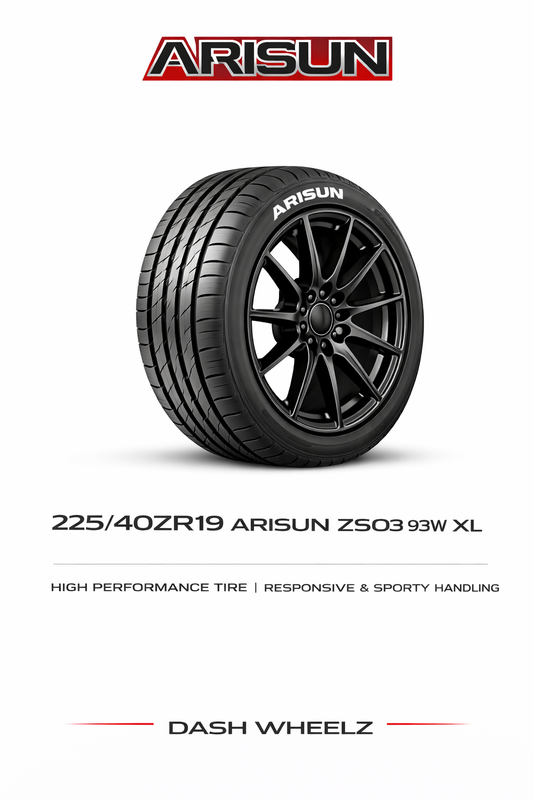 225/40ZR19 ARISUN ZS03 93W XL