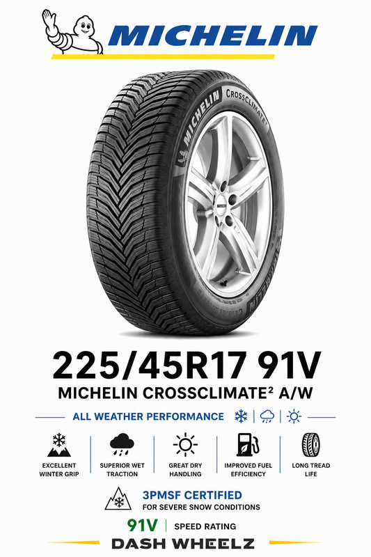 225/45R17 MICHELIN CROSSCLIMATE2 A/W 91V