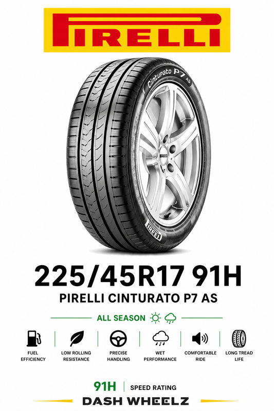 225/45R17 PIRELLI CINTURATO P7 AS 91H