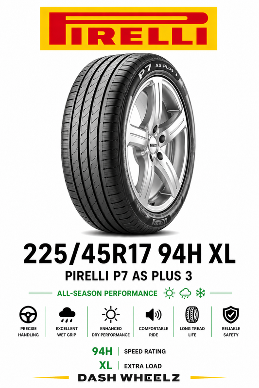 225/45R17 PIRELLI P7 AS PLUS 3 94H XL