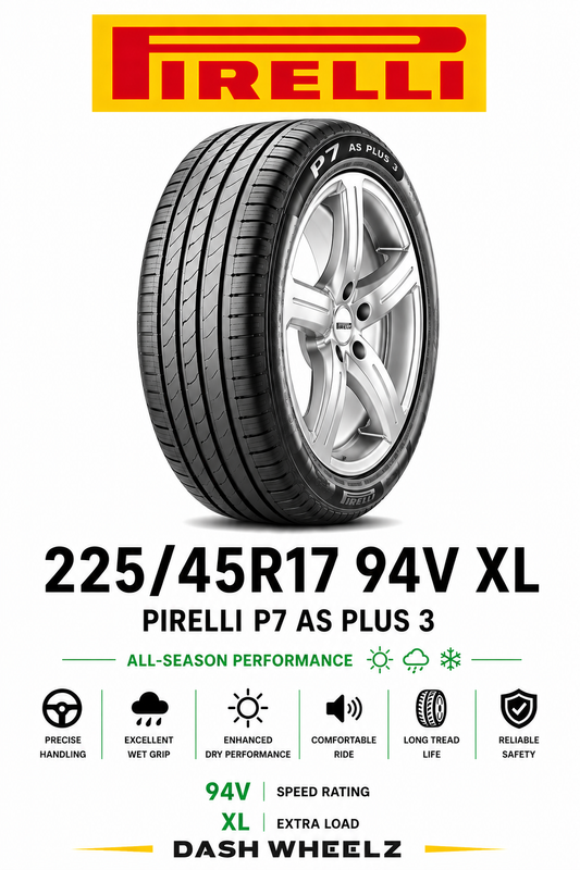 225/45R17 PIRELLI P7 AS PLUS 3 94V XL
