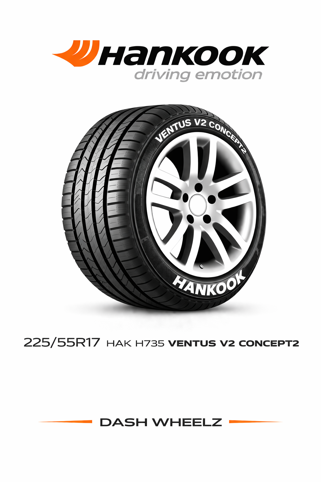 225/55R17 HAK H457 VENTUS V2 CONCEPT2 101W