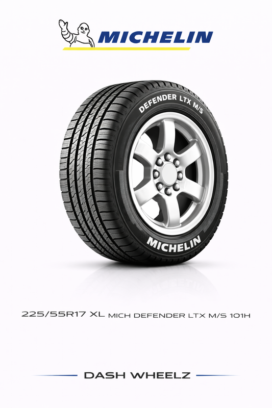 225/55R17 XL MICH DEFENDER LTX M/S 101H