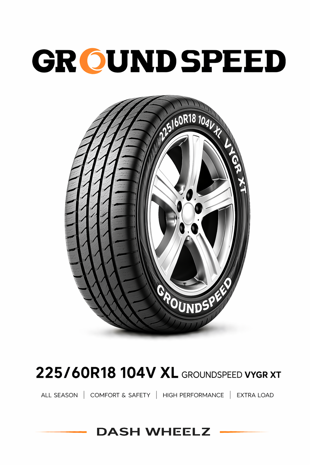 225/60R18 GROUNDSPEED VOYAGER XT 104V XL