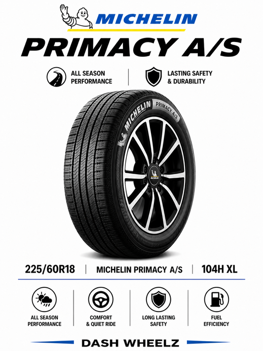 225/60R18 MICHELIN PRIMACY A/S 104H XL