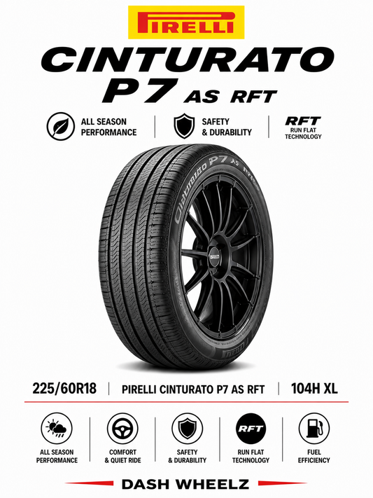 225/60R18 PIRELLI CINTURATO P7 AS RFT 104H XL