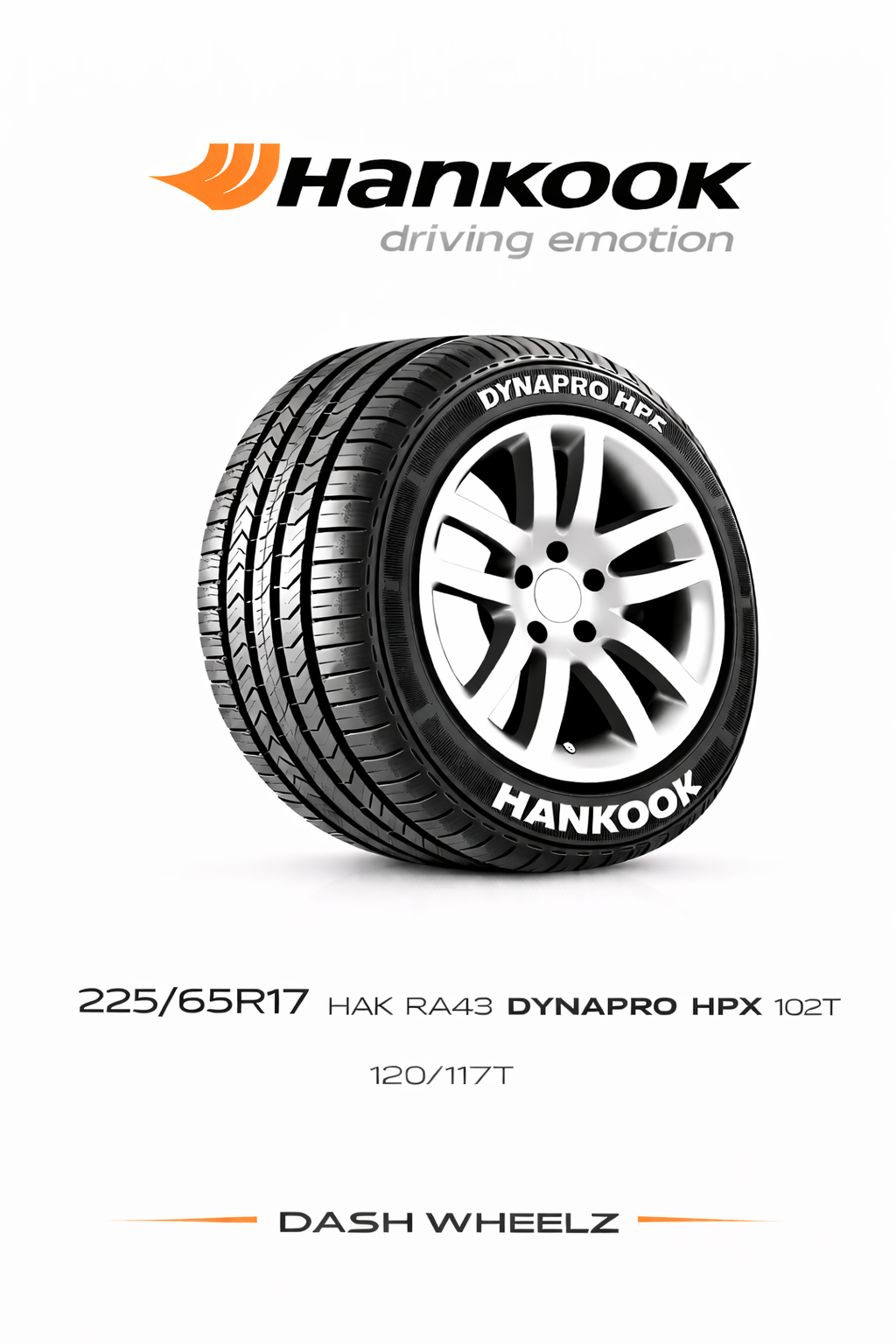 225/65R17 HAK RA43 DYNAPRO HPX 102H