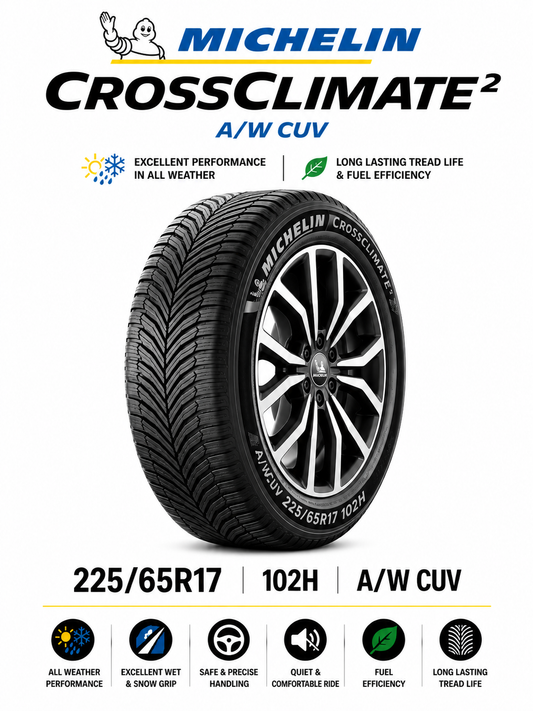 225/65R17 MICHELIN CROSSCLIMATE2 A/W CUV 102H
