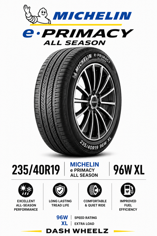 235/40R19 MICHELIN E PRIMACY ALL SEASON 96W XL