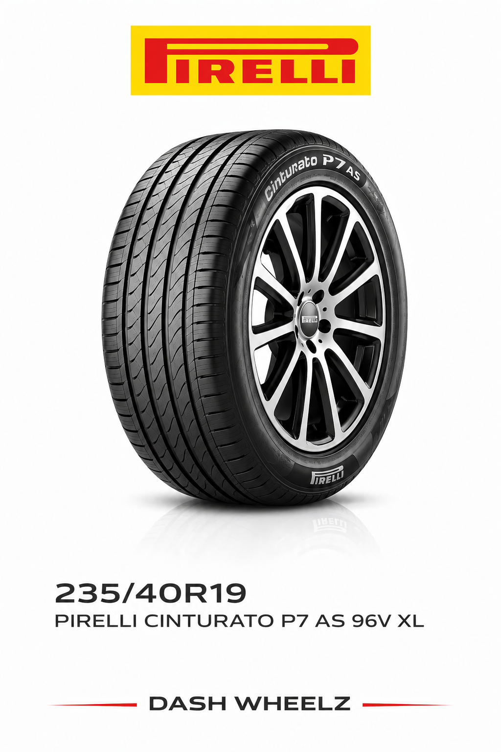 235/40R19 PIRELLI CINTURATO P7 AS 96V XL