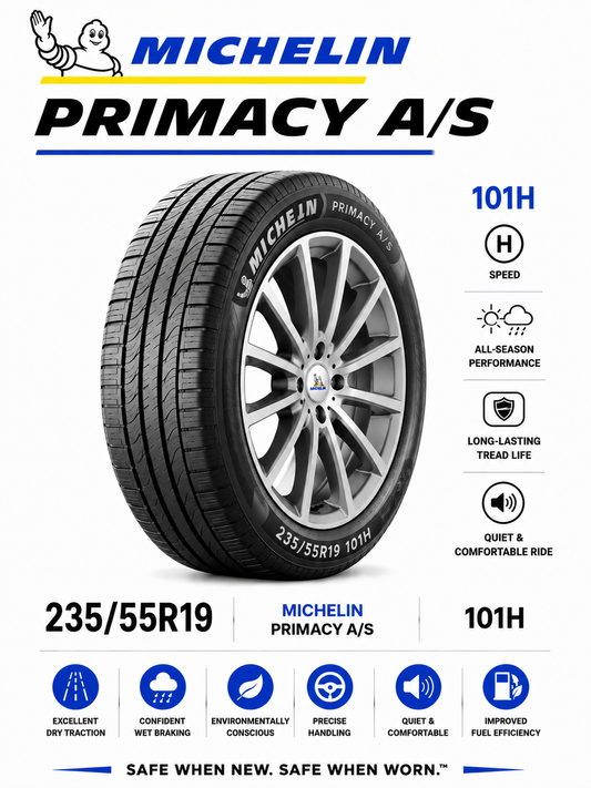 235/55R19 MICHELIN PRIMACY A/S 101H