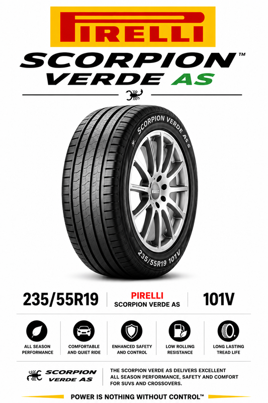 235/55R19 PIRELLI SCORPION VERDE AS 101V