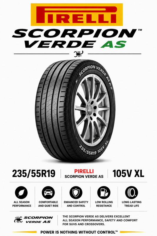 235/55R19 PIRELLI SCORPION VERDE AS 105V XL