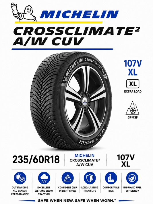 235/60R18 MICHELIN CROSSCLIMATE2 A/W CUV 107V XL