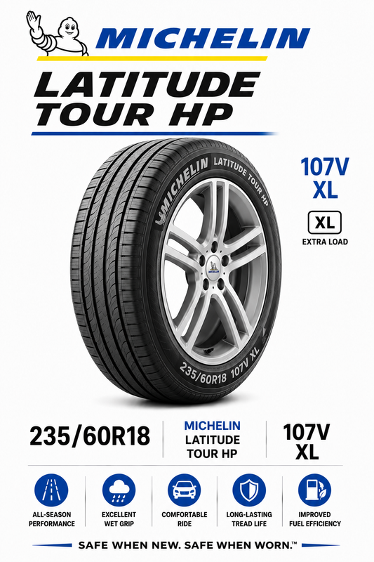 235/60R18 MICHELIN LATITUDE TOUR HP 107V XL