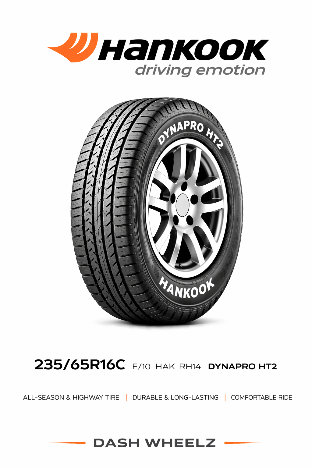 235/65R16C E/10 HAK RH14 DYNAPRO HT2