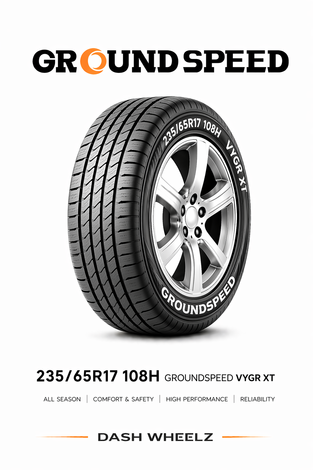 235/65R17 GROUNDSPEED VOYAGER XT 108H
