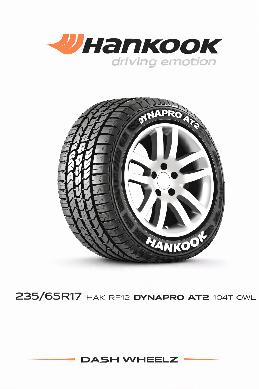 235/65R17 HAK RF12 DYNAPRO AT2 104T OWL