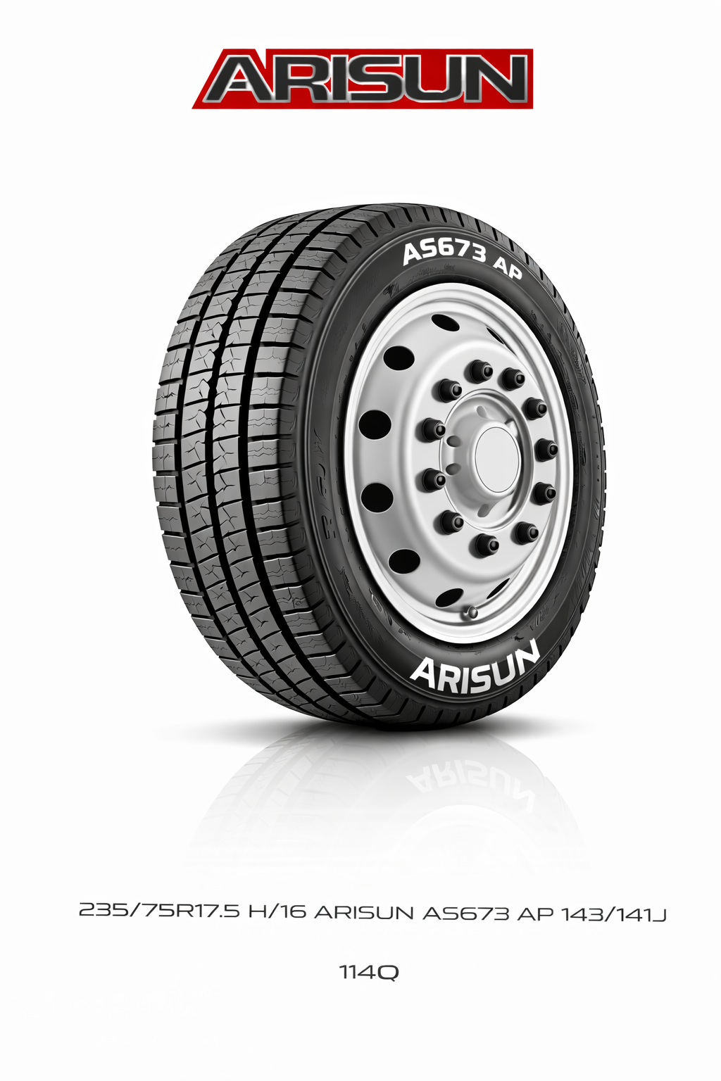 235/75R17.5 H/16 ARISUN AS673 AP 143/141J
