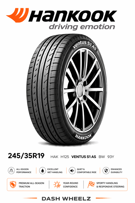 245/35R19 HAK H125 VENTUS S1 AS BW 93Y