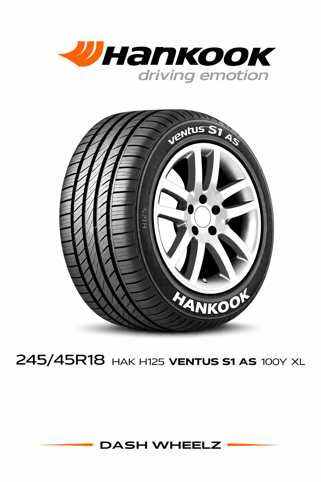 245/45R18 HAK H125 VENTUS S1 AS 100Y XL