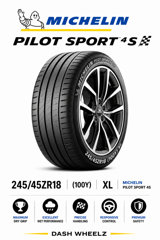 245/45ZR18 MICHELIN PILOT SPORT 4S (100Y) XL