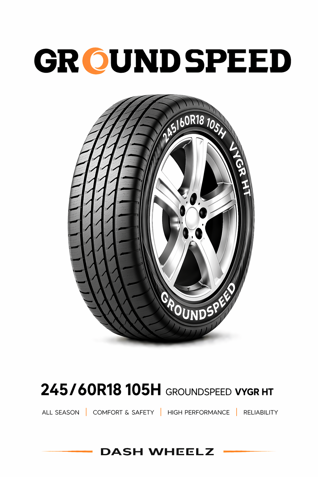 245/60R18 GROUNDSPEED VOYAGER HT 105H