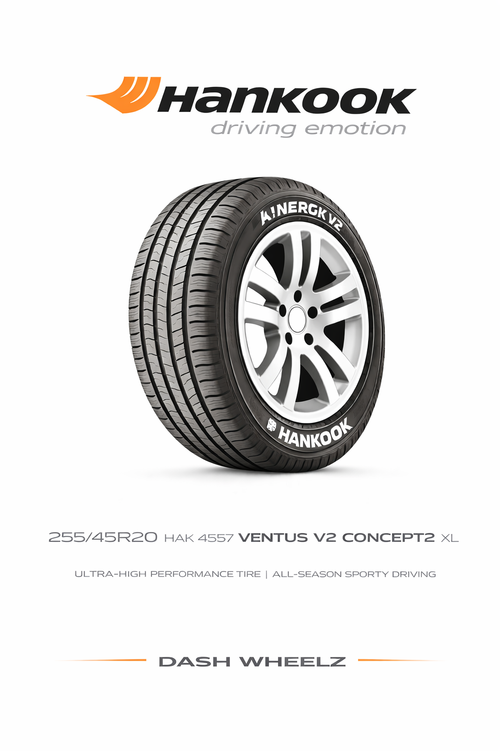 255/45R20 HAK H457 VENTUS V2 CONCEPT2 XL