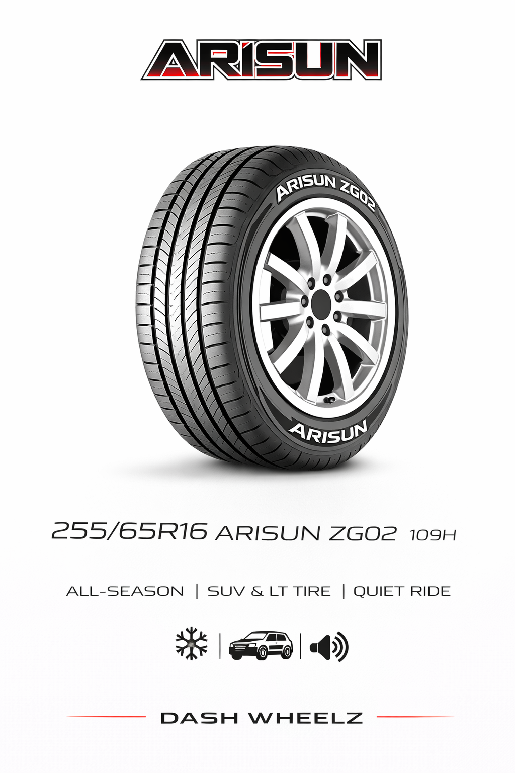 255/65R16 ARISUN ZG02 109H
