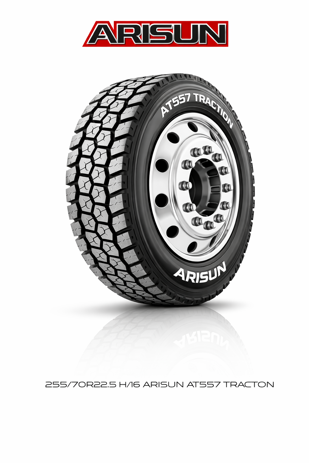 255/70R22.5 H/16 ARISUN AT557 TRACTION 140/137L All-Position Truck Tire