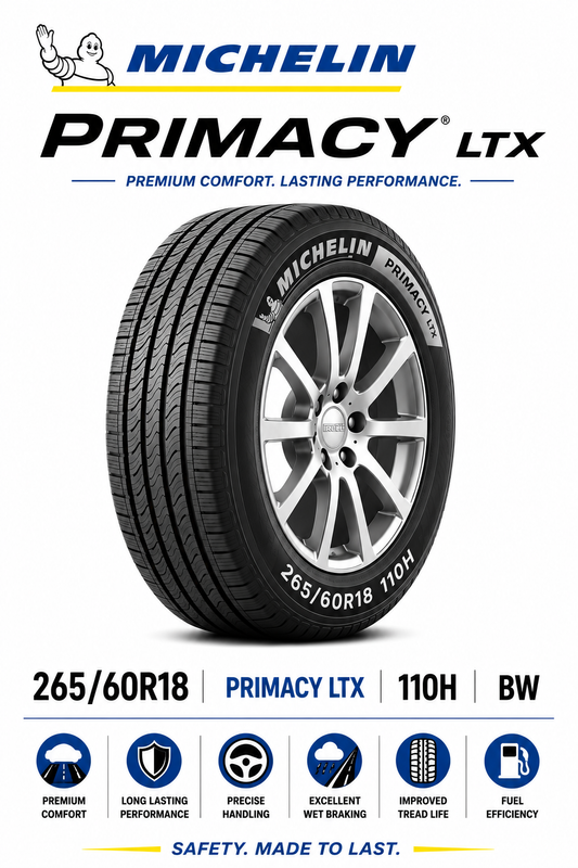 265/60R18 110H BW Michelin Primacy LTX