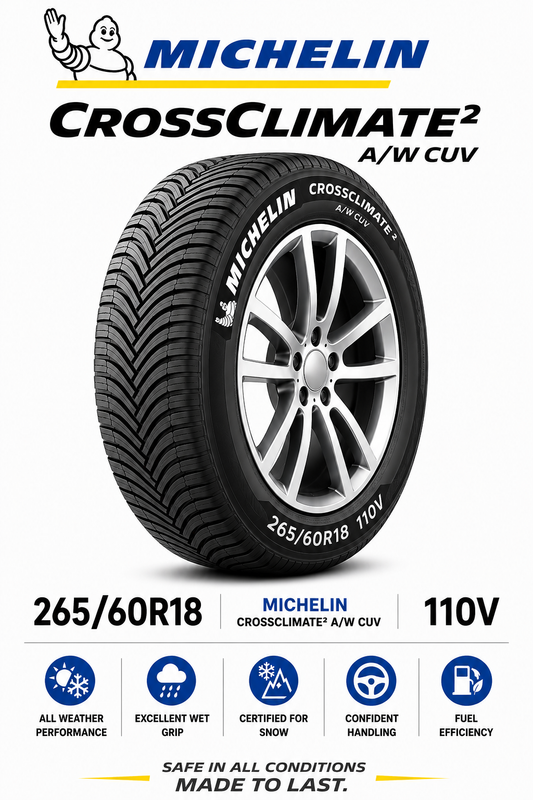 265/60R18 MICHELIN CROSSCLIMATE2 A/W CUV 110V