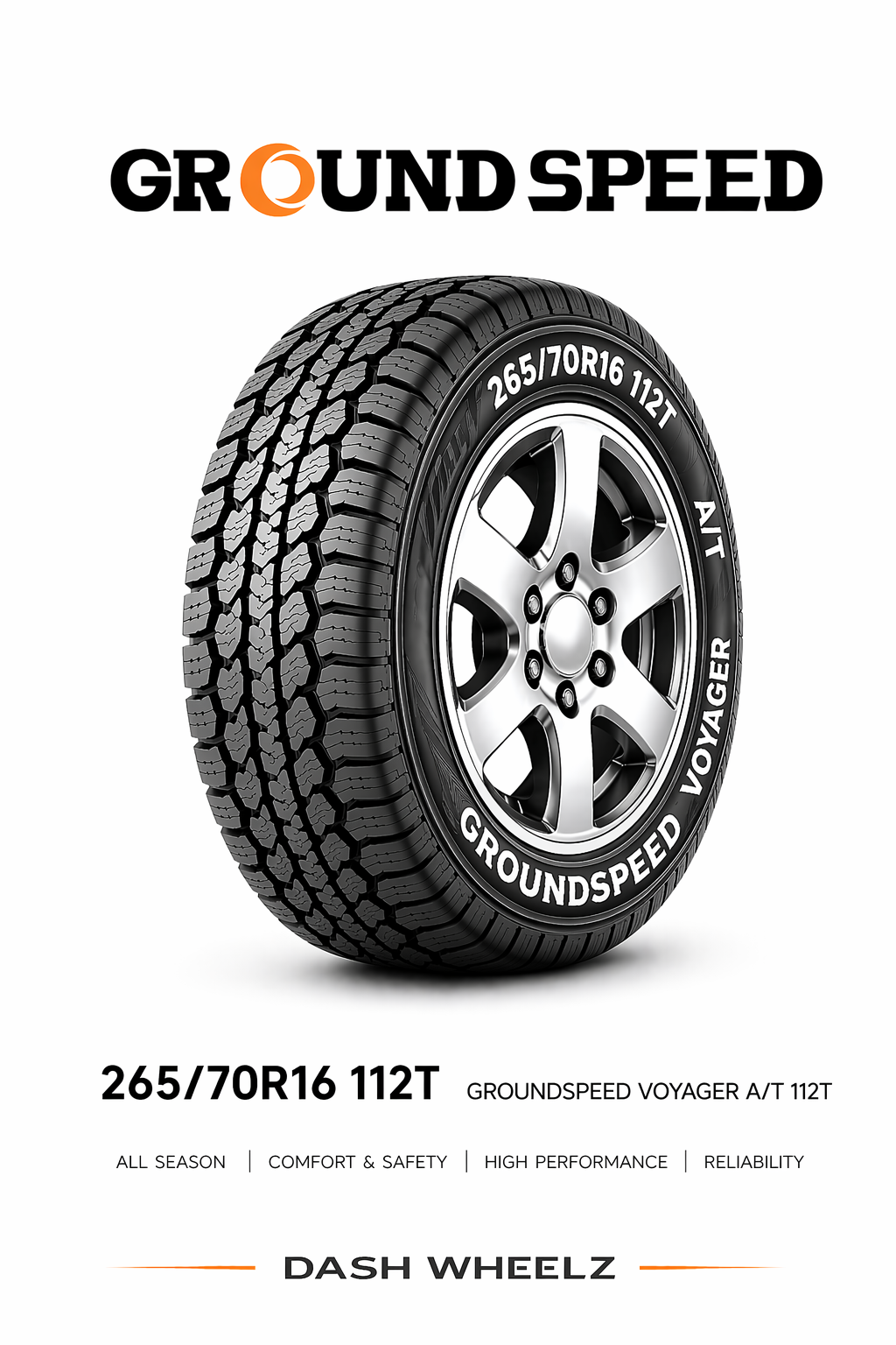 265/70R16 GROUNDSPEED VOYAGER A/T 112T
