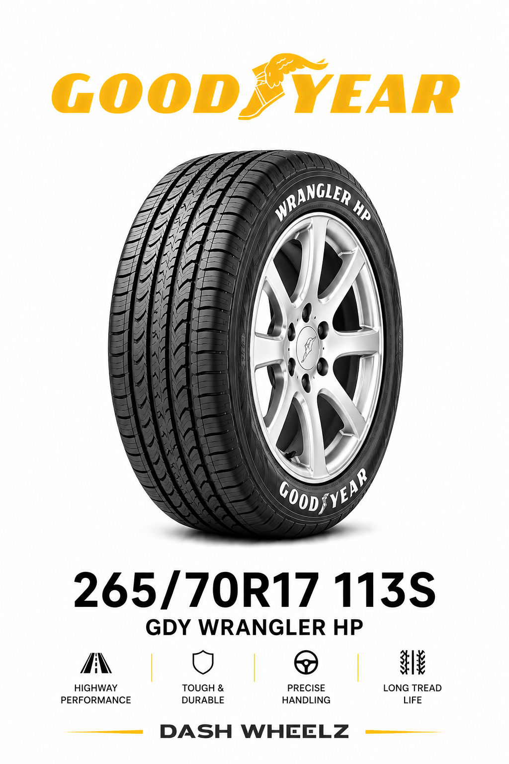 265/70R17 GOODYEAR WRANGLER HP 113S
