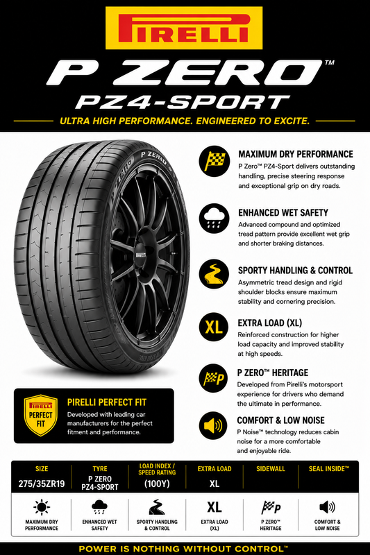 275/35ZR19 PIRELLI P ZERO PZ4-SPORT (100Y) XL