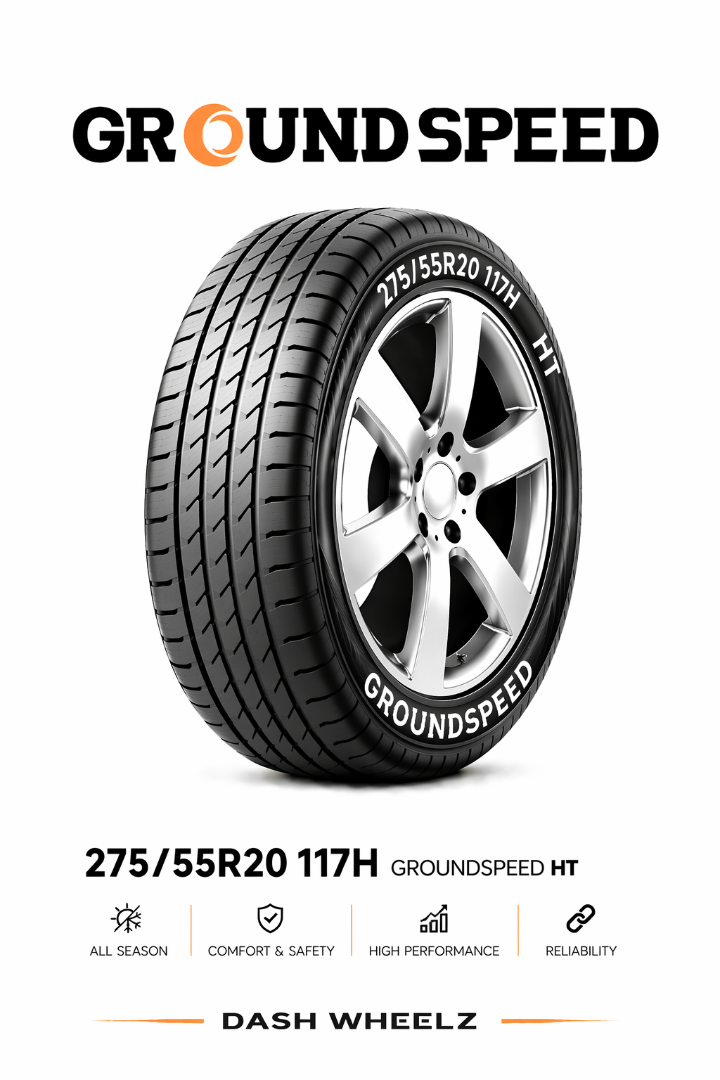 275/55R20 GROUNDSPEED VOYAGER HT 117H
