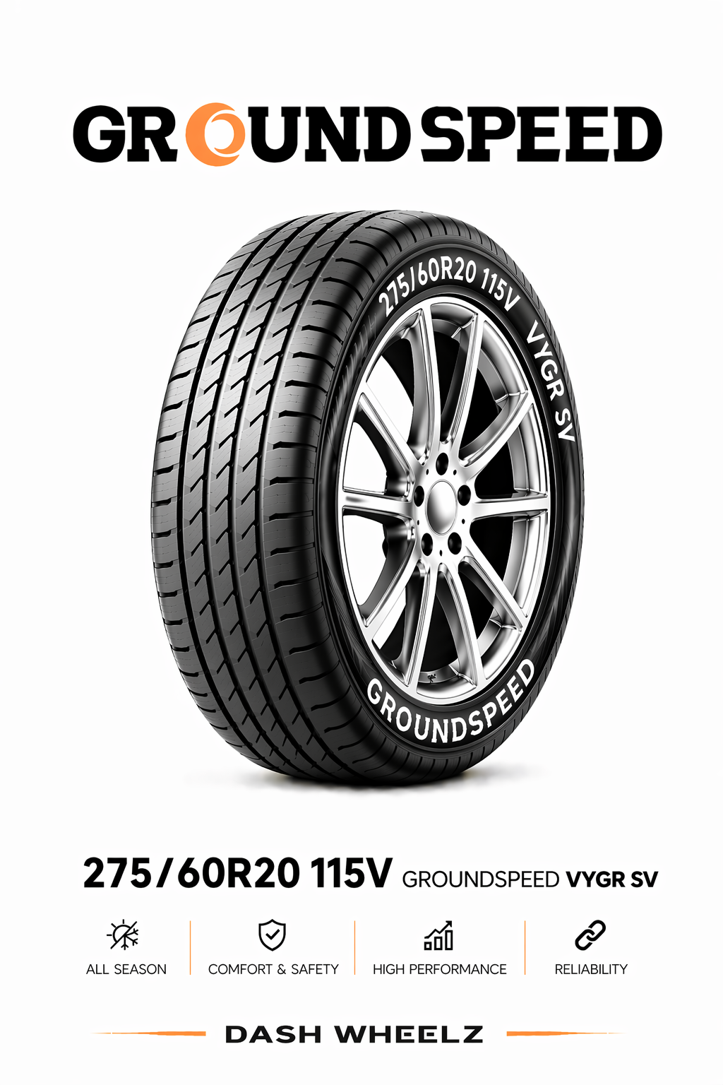 275/60R20 GROUNDSPEED VOYAGER SV 115V
