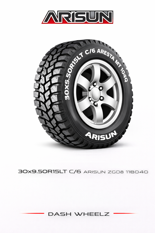 30X9.50R15LT C/6 ARISUN ZG08 ARESTA MT 104Q
