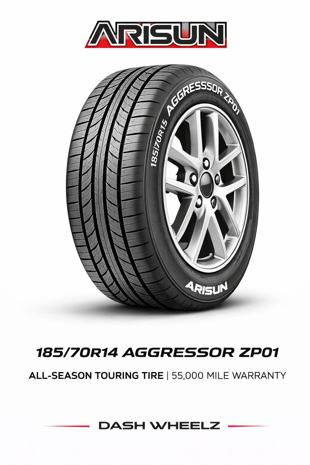185/70R14 ARISUN  AGGRESSOR ZP01