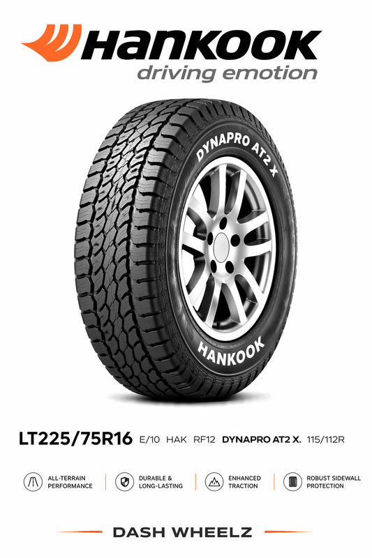 LT225/75R16 E/10 HAK RF12 DYNAPRO AT2 XTREME 115/112R