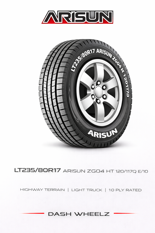 LT235/80R17 ARISUN ZG04 HT 120/117Q E/10