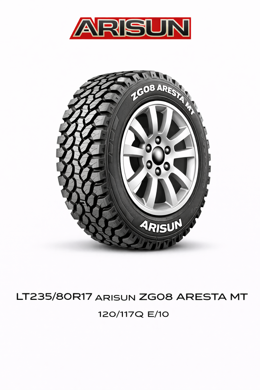 LT235/80R17 ARISUN ZG08 ARESTA MT 120/117Q E/10