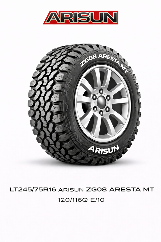 LT235/85R16 E/10 ARISUN ZG08 ARESTA MT 120/116Q