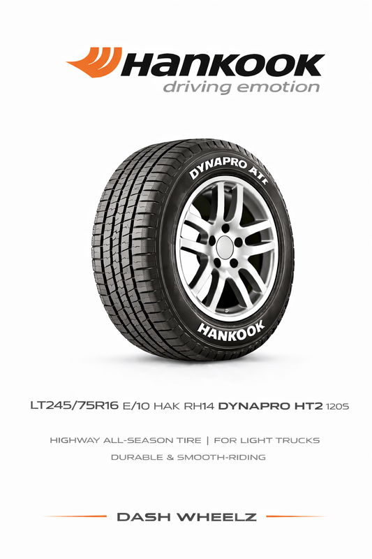 LT245/75R16 E/10 HAK RH14 DYNAPRO HT2 120S