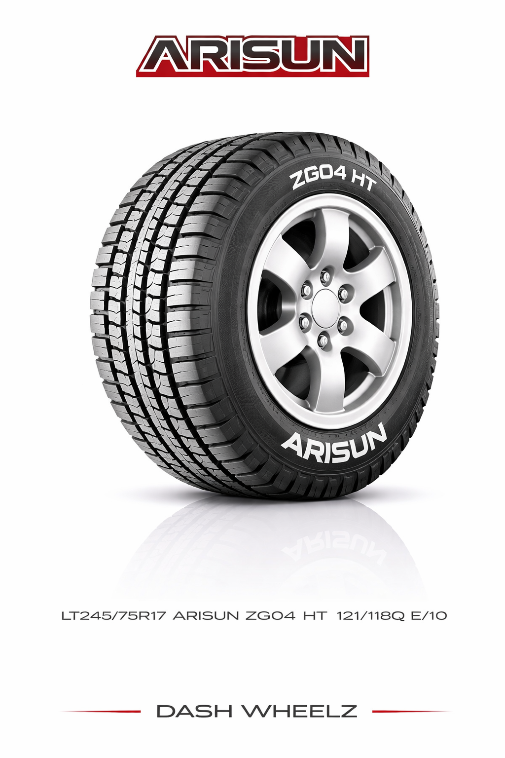 LT245/75R17 ARISUN ZG04 HT 121/118Q E/10
