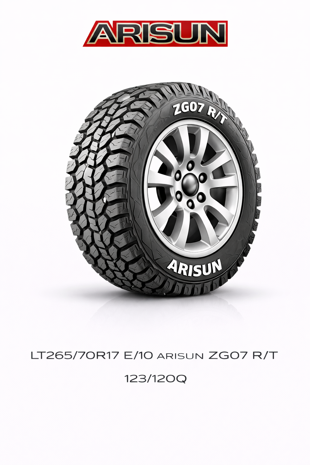 LT265/70R17 E/10 ARISUN ZG07 R/T 123/120Q