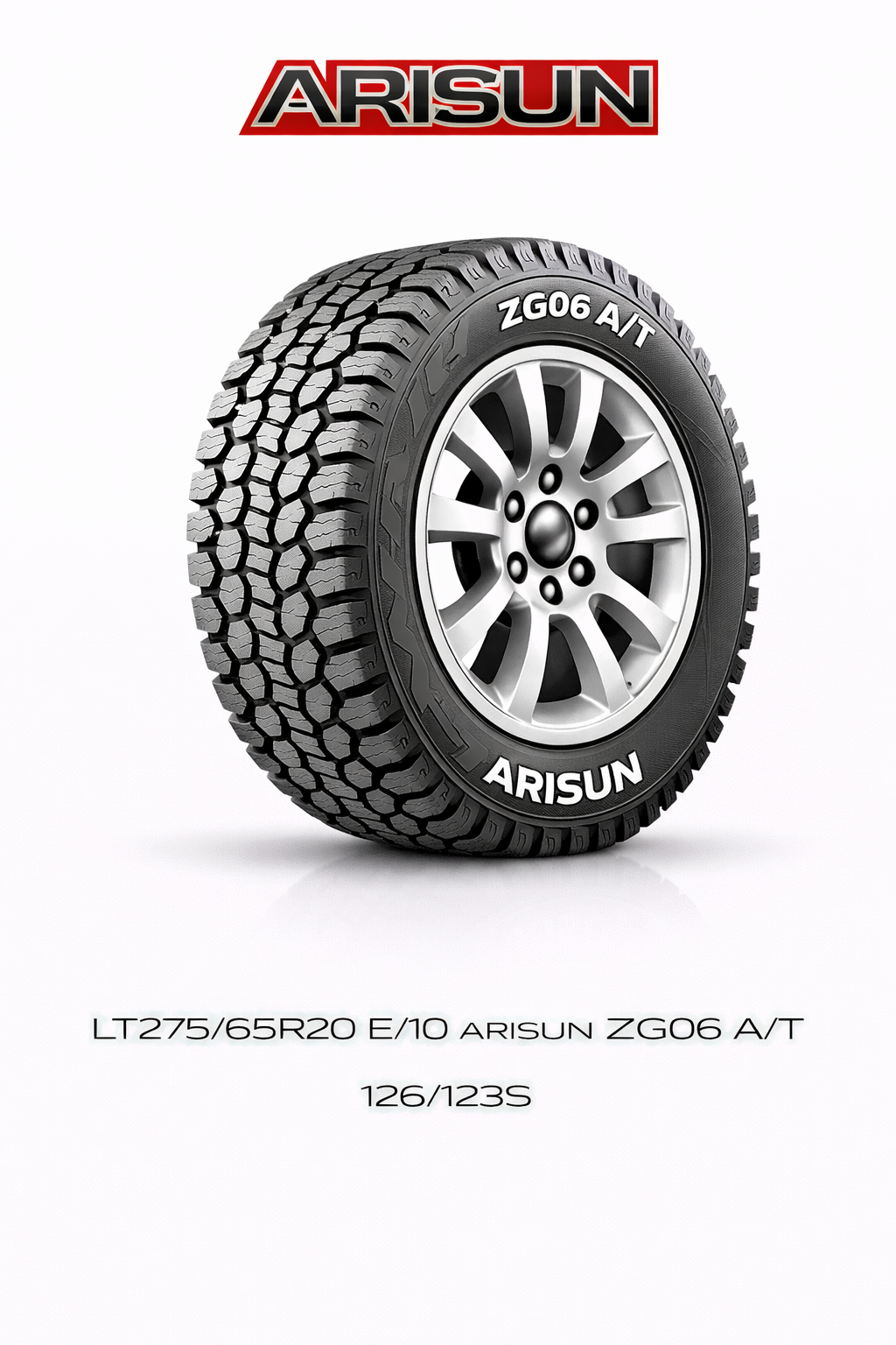 LT275/65R20 E/10 ARISUN ZG06 A/T 126/123S