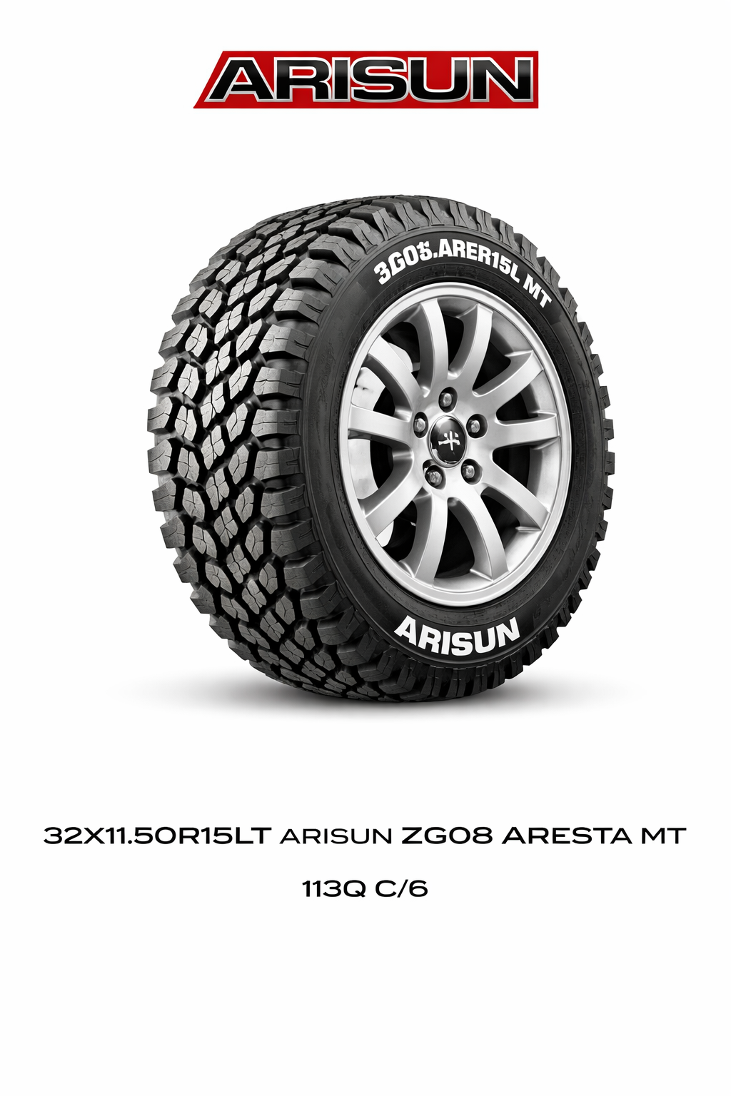 LT275/70R18 E/10 ARISUN ZG06 A/T 125/122S