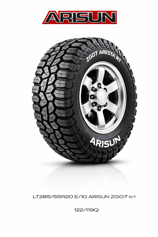LT285/55R20 E/10 ARISUN ZG07 ARESTA R/T 122/119Q Rugged Terrain Tire